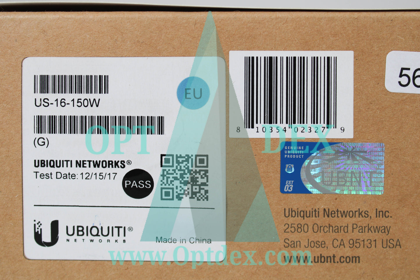 Ubiquiti Networks UniFi 16 Port Managed PoE+ Gigabit Switch - US-16-150W