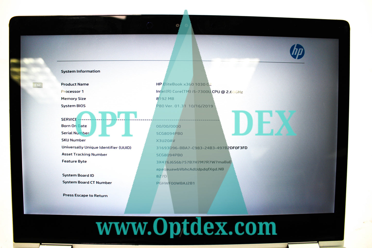 HP EliteBook X360 1030 G2 Laptop