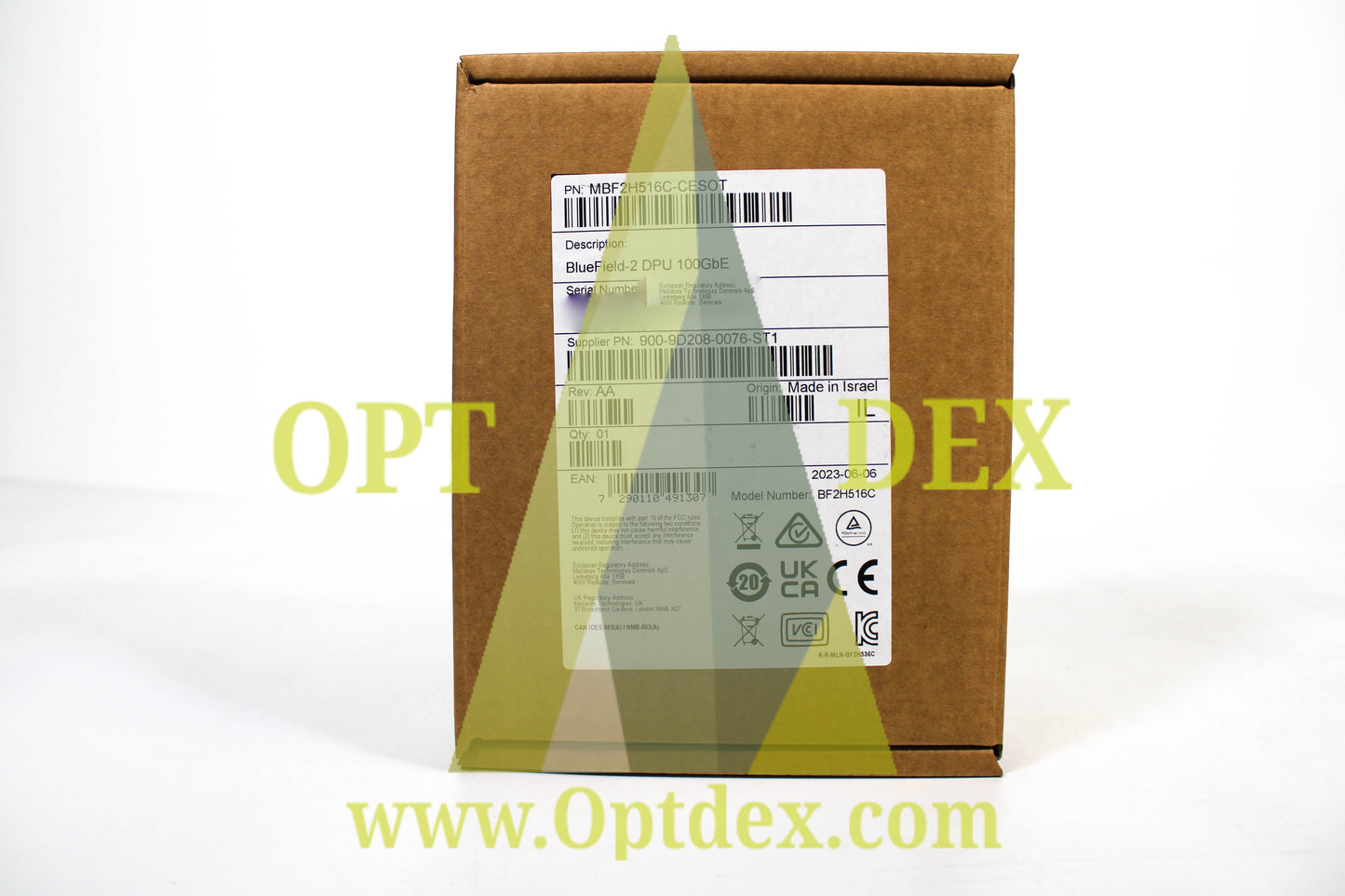 Nvidia BlueField-2 DPU 100GbE - MBF2H516C-CESOT - 900-9D208-0076-ST1