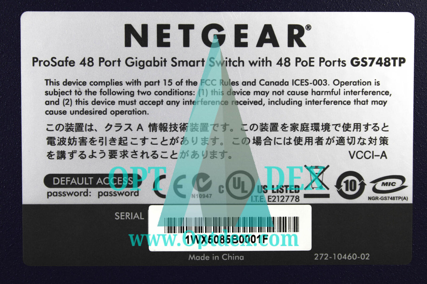 NetGear GS748TP ProSafe 48-Port Gigabit Managed Switch