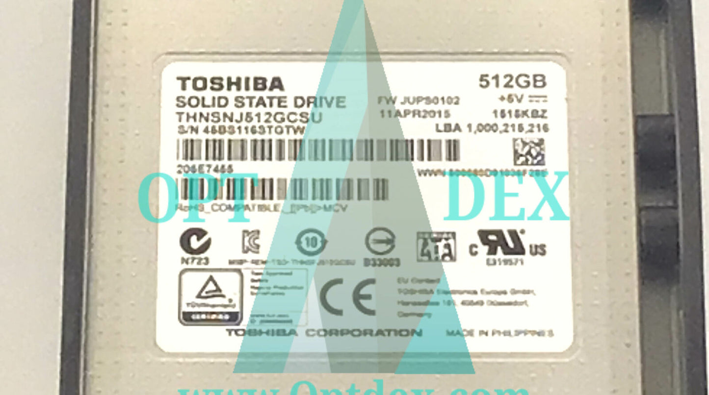 Toshiba SSD HNSNJ512GCSU