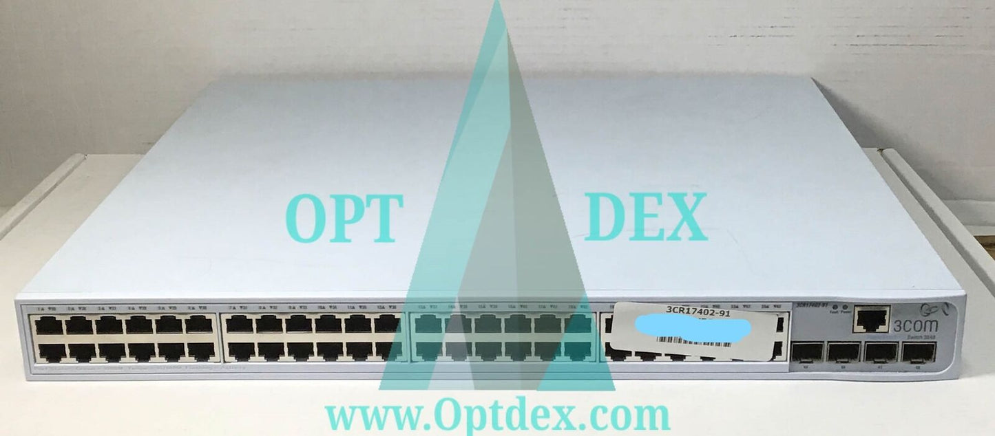 3Com SuperStack 3 3848 48-Port Managed Switch- 3CR17402-91