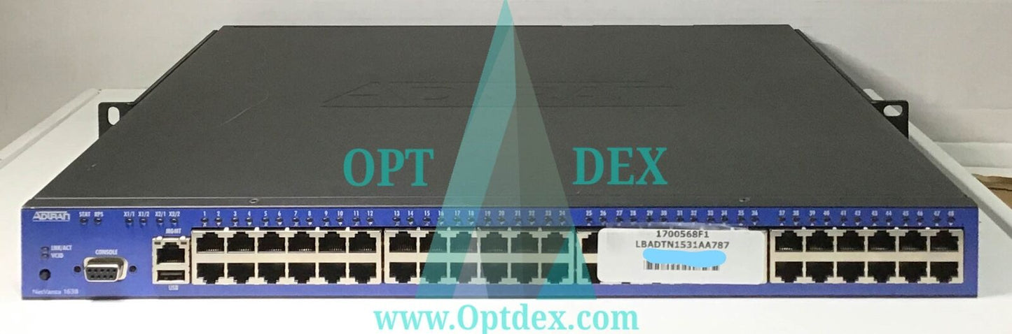 ADTRAN Netvanta 1638 Layer 3 48-port Gigabit - 1700568F1