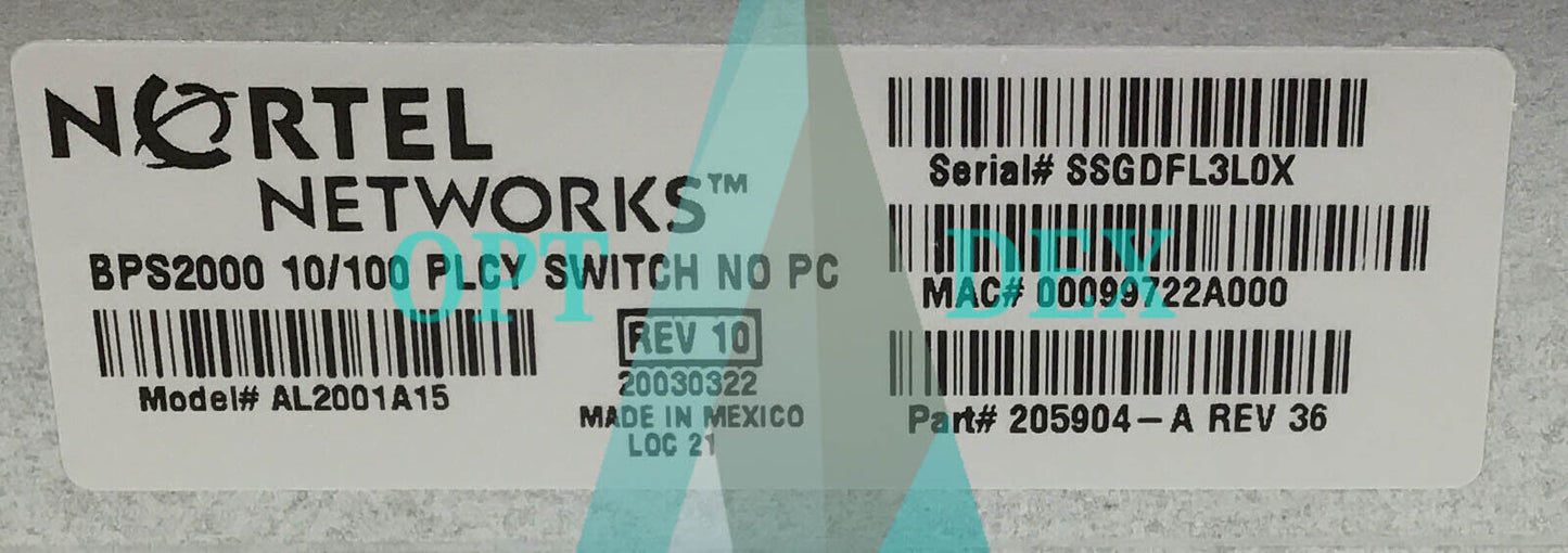 Nortel Networks AL2001A15