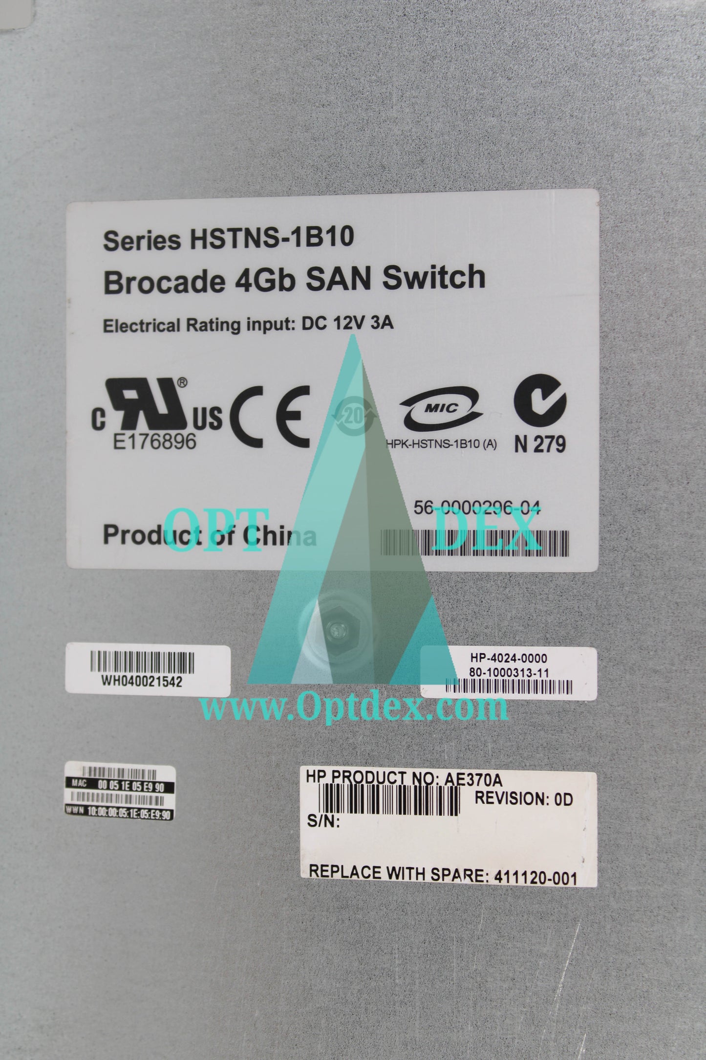 HP Brocade 12-Port 4GB SAN Switch Blade - AE370A