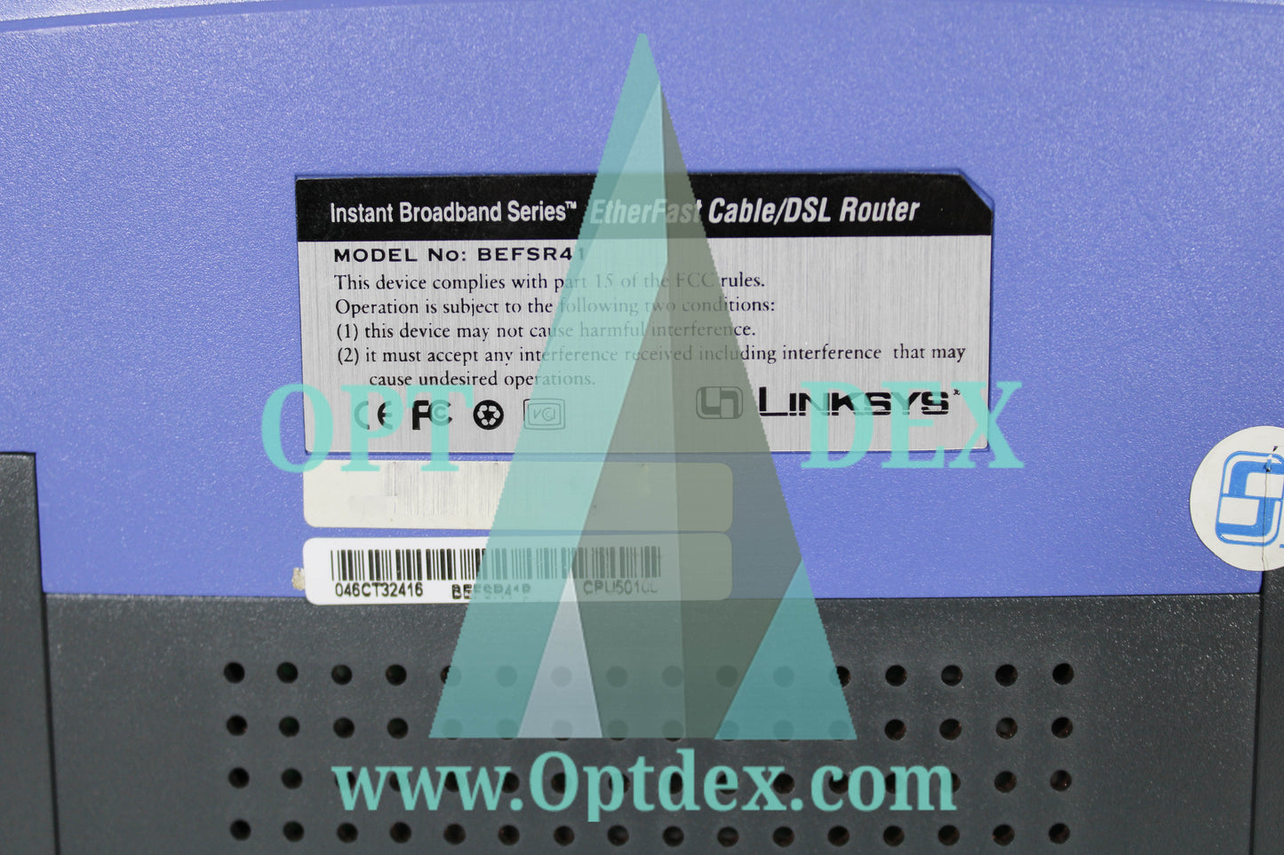 Linksys EtherFast 4-Port Cable/DSL Wired Router - BEFSR41