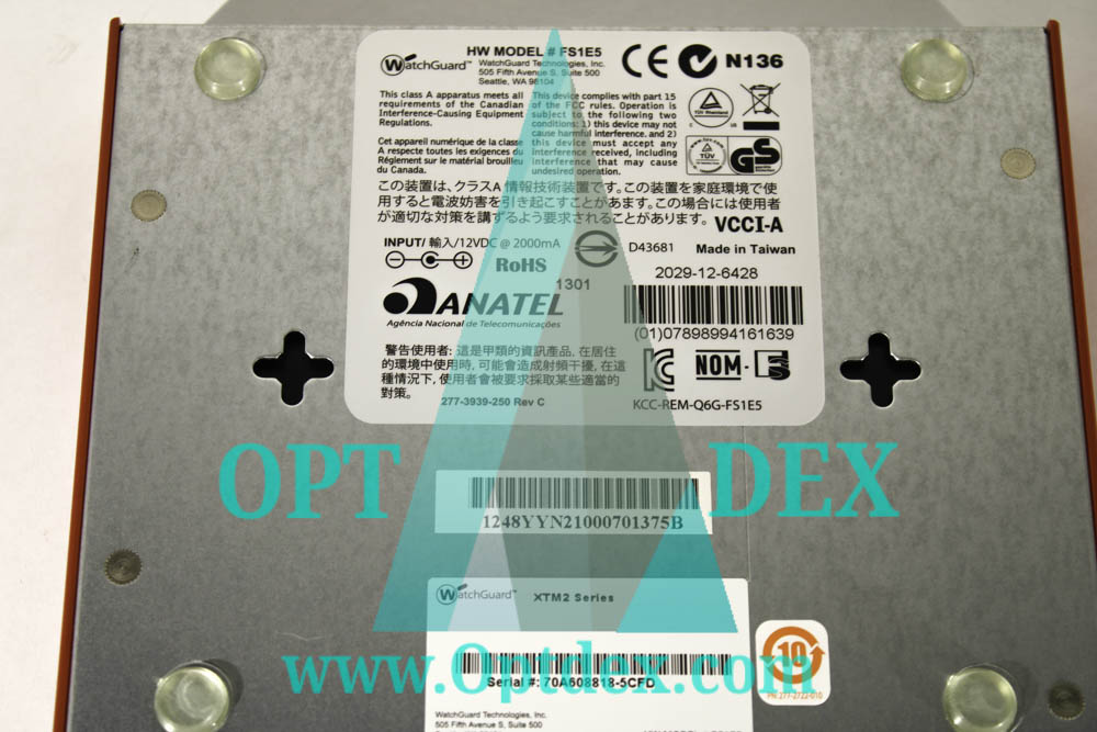 WatchGuard XTM2 Series Firewall - FS1E5